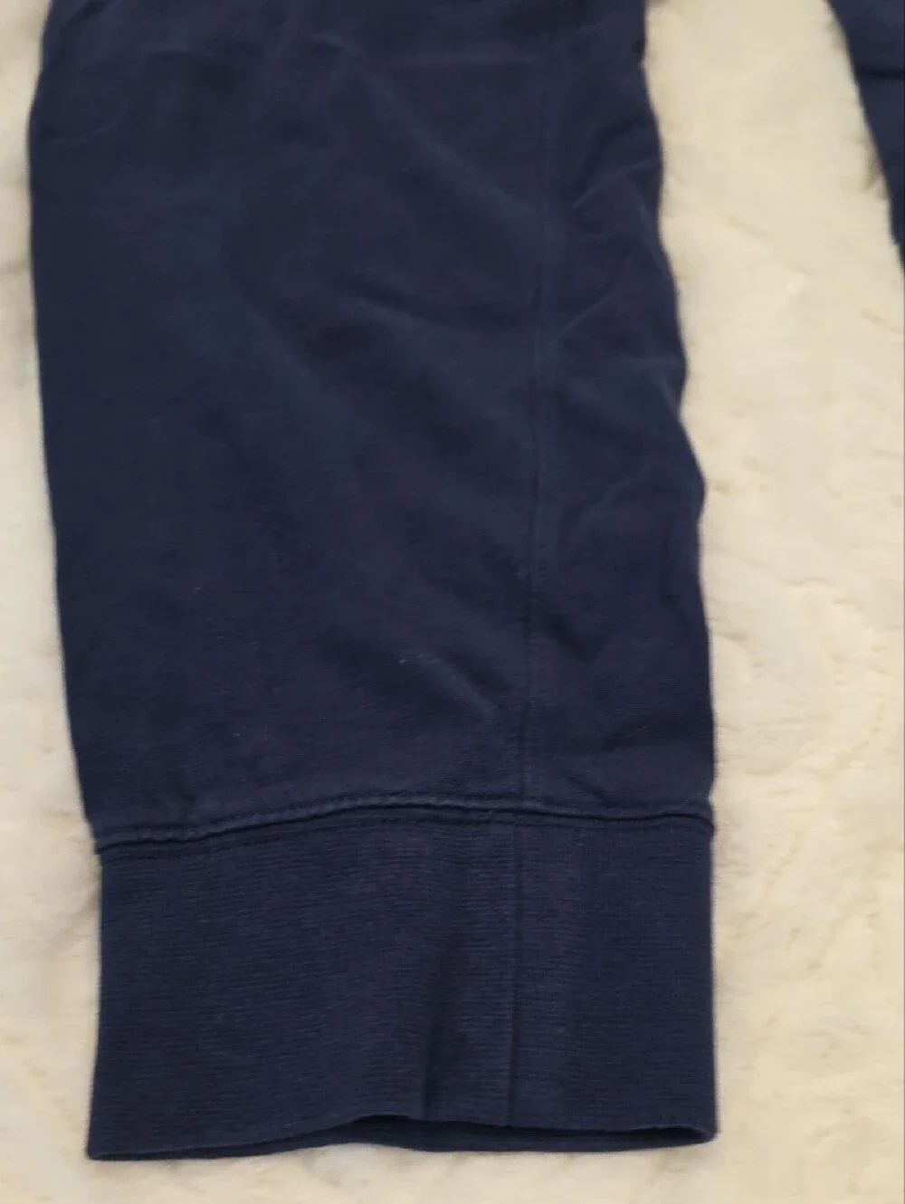 Nike Dark Navy Jogger Sweatpants with White Logo